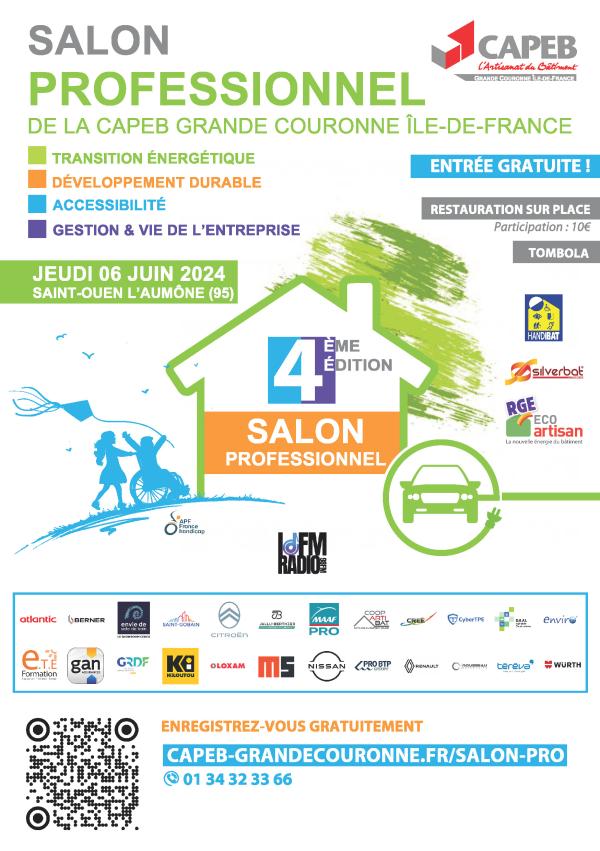 affiche salon pro du 6 juin