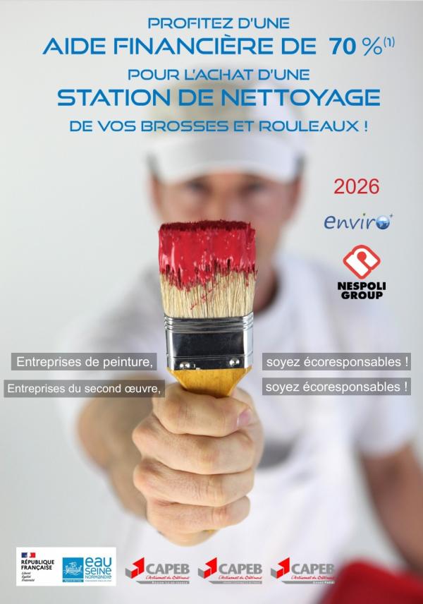 Station de nettoyage de peinture