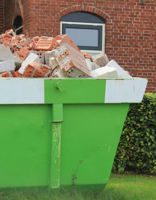 benne déchets de chantier